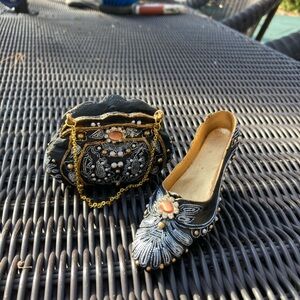 Nostalgia Popular Imports women's miniature shoe and purse